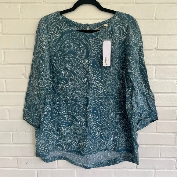 Soft Surroundings Oceo Guaze Tunic and Wide Leg Pant Set, SZ PL NWT - Picture 2 of 11